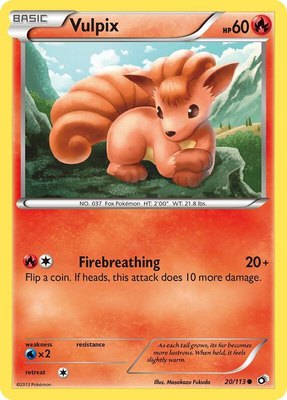 Vulpix, Legendary Treasures