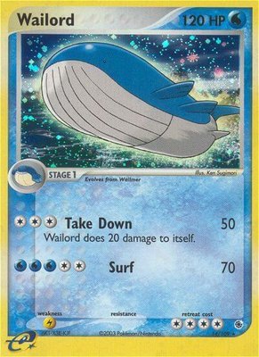 Wailord, EX Ruby and Sapphire