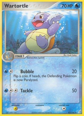 Wartortle, EX Crystal Guardians