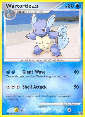 Wartortle, Secret Wonders