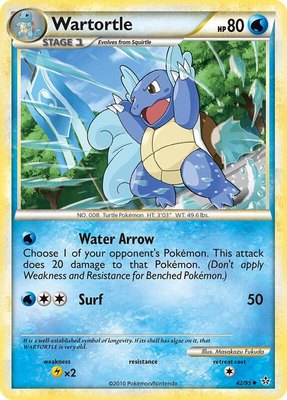Wartortle, Unleashed