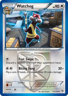 Watchog (Team Plasma) (112), Plasma Storm