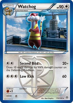 Watchog (Team Plasma) (113), Plasma Storm