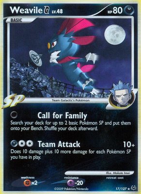 Weavile G, Platinum