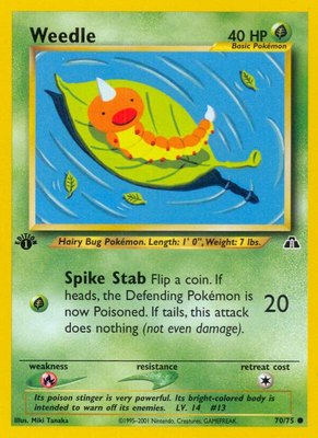 Weedle, Neo Discovery