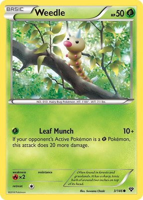 Weedle, XY Base Set