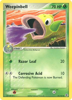 Weepinbell, EX FireRed & LeafGreen