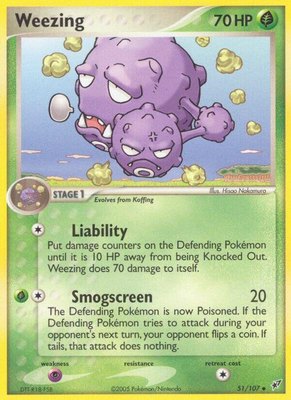 Weezing, EX Deoxys