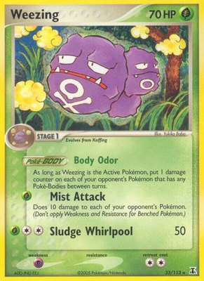 Weezing, EX Delta Species