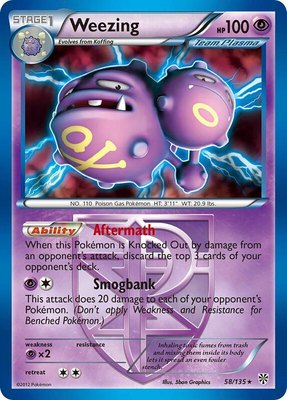 Weezing (Team Plasma), Plasma Storm