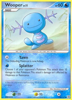 Wooper, Secret Wonders