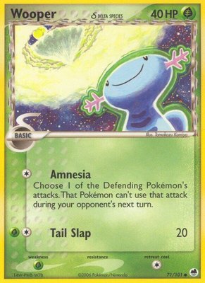 Wooper (Delta Species), EX Dragon Frontiers