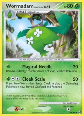Wormadam Plant Cloak, Arceus
