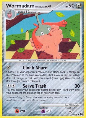 Wormadam Trash Cloak, Arceus