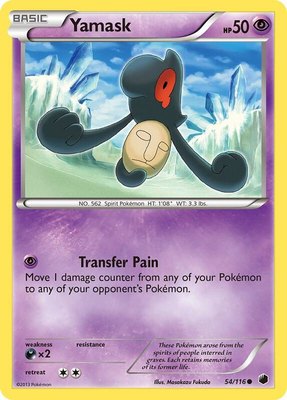 Yamask (54), Plasma Freeze