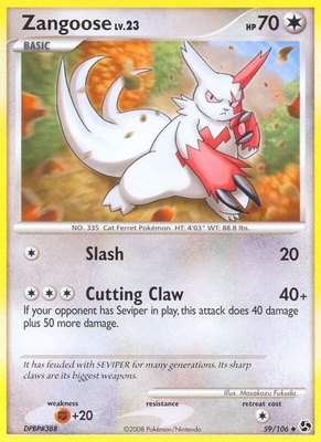 Zangoose, Great Encounters