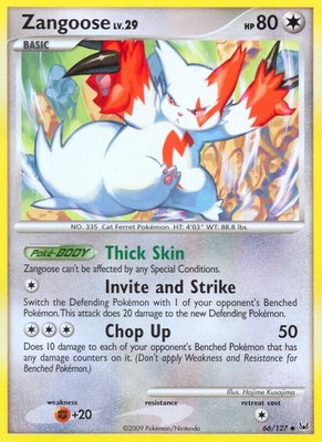 Zangoose, Platinum