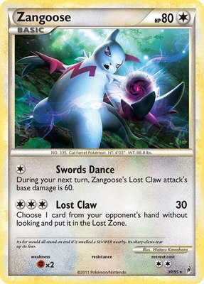 Zangoose, Call of Legends