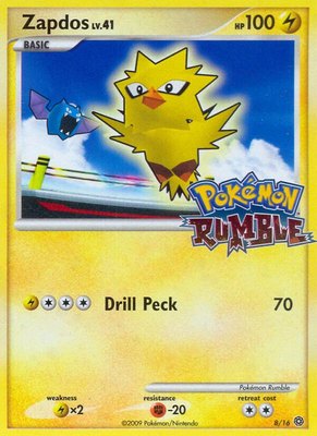 Zapdos, Rumble