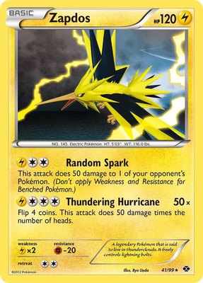Zapdos, Next Destinies