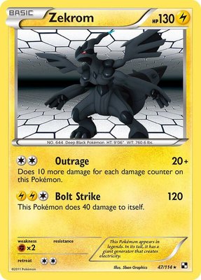Zekrom, Black and White