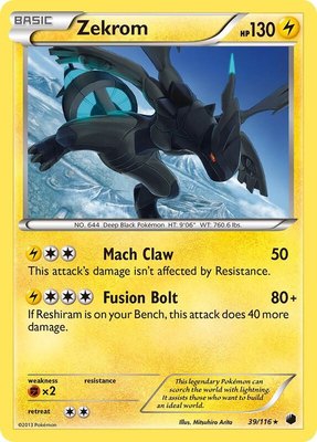 Zekrom, Plasma Freeze