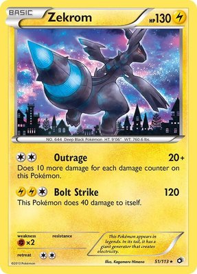 Zekrom, Legendary Treasures