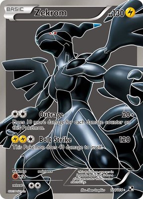 Zekrom (114 Full Art), Black and White