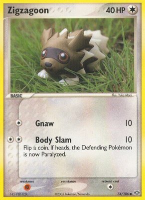 Zigzagoon, EX Emerald