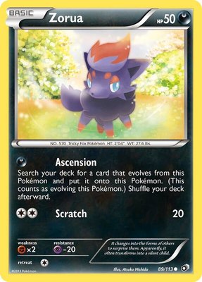 Zorua, Legendary Treasures