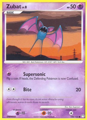 Zubat, Mysterious Treasures