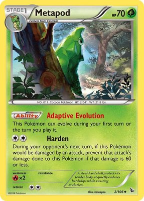 Metapod, XY - Flashfire