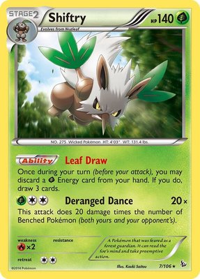 Shiftry, XY - Flashfire