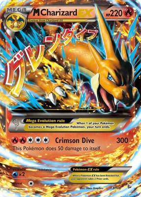 M Charizard EX (Y), XY - Flashfire