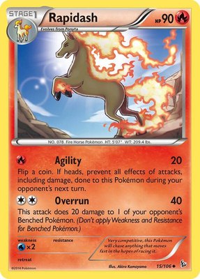 Rapidash, XY - Flashfire
