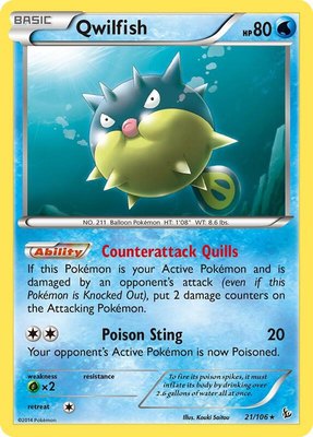 Qwilfish, XY - Flashfire