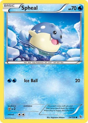 Spheal, XY - Flashfire