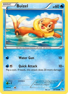 Buizel, XY - Flashfire