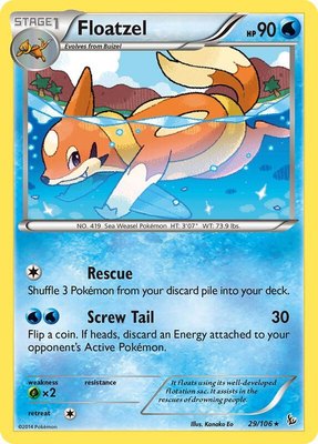 Floatzel, XY - Flashfire