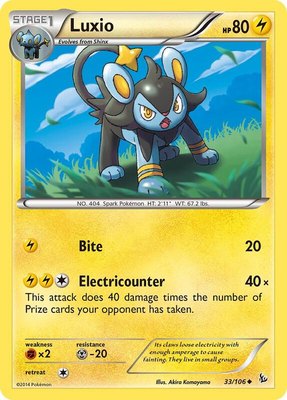 Luxio, XY - Flashfire