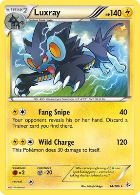 Luxray, XY - Flashfire