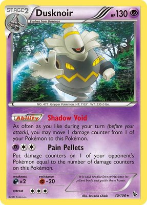 Dusknoir, XY - Flashfire