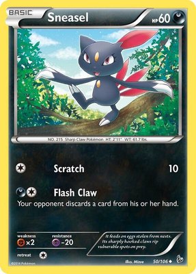 Sneasel (50), XY - Flashfire