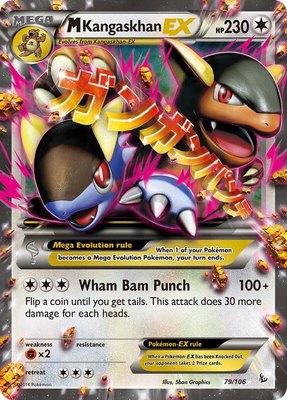 M Kangaskhan EX, XY - Flashfire