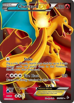 Charizard EX (100 Full Art), XY - Flashfire
