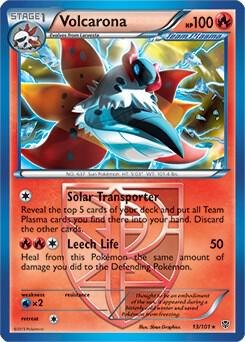 Volcarona (BW Plasma Blast), Deck Exclusives