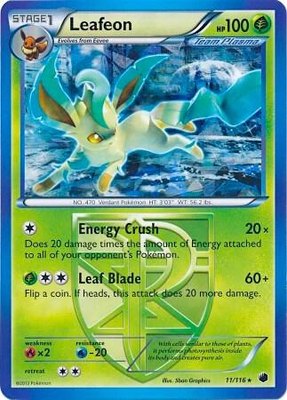 Leafeon (BW Plasma Freeze), Deck Exclusives