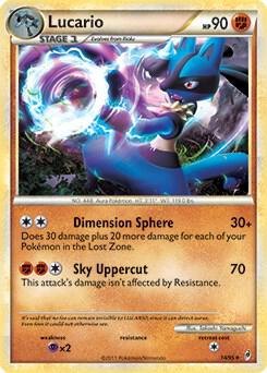 Lucario (Call of Legends), Deck Exclusives
