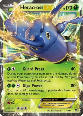 Heracross EX, XY - Furious Fists