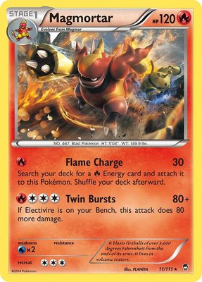 Magmortar, XY - Furious Fists